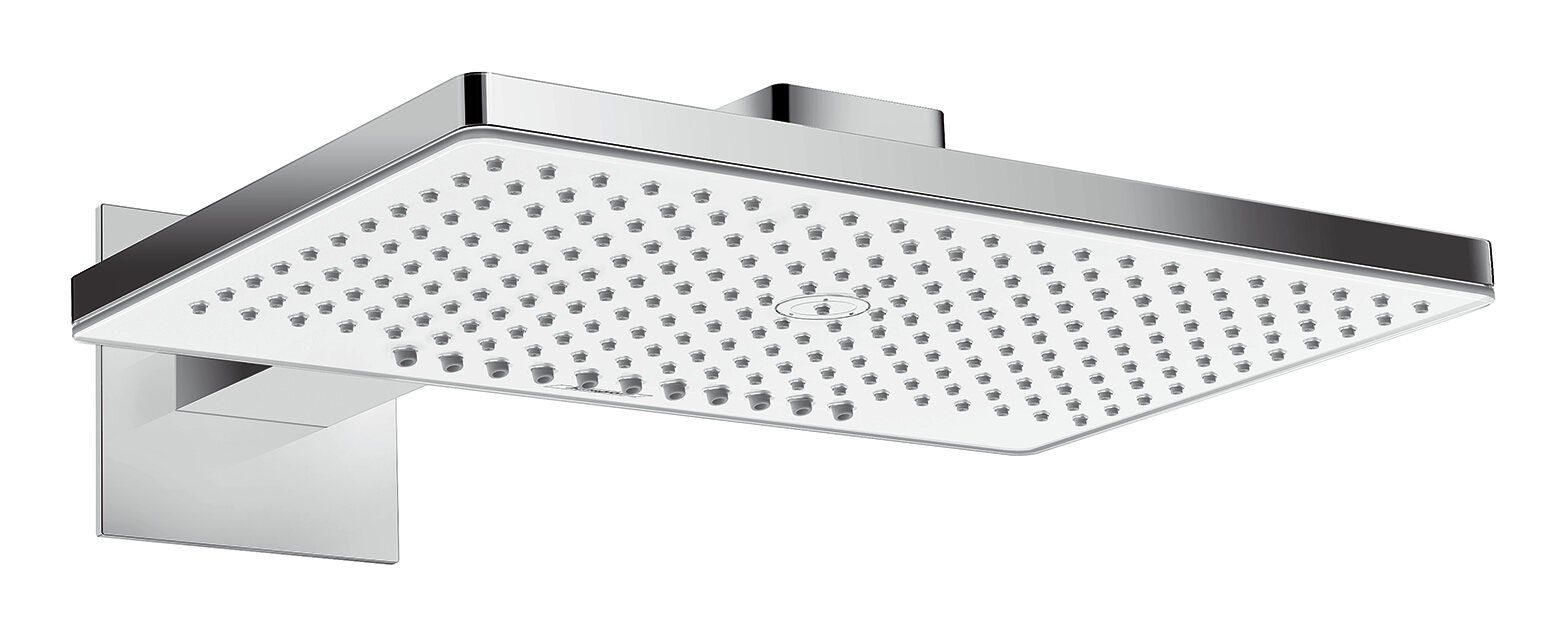 hansgrohe Kopfbrause Rainmaker Select 460, 2jet mit Brausearm weiß / Chrom