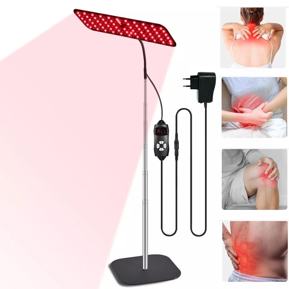 Infrarotlampe Rotlichtlampe 660nm & 850nm, 126 LEDs Therapielampe Rotlicht Heimat