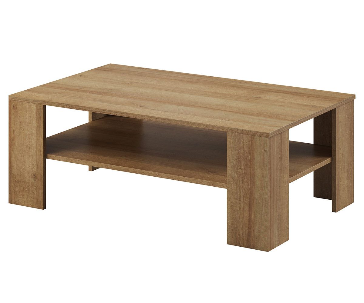 Feldmann-Wohnen Couchtisch Sky (Sky, Couchtisch mit Ablagefäche), 103cm Eiche Riviera