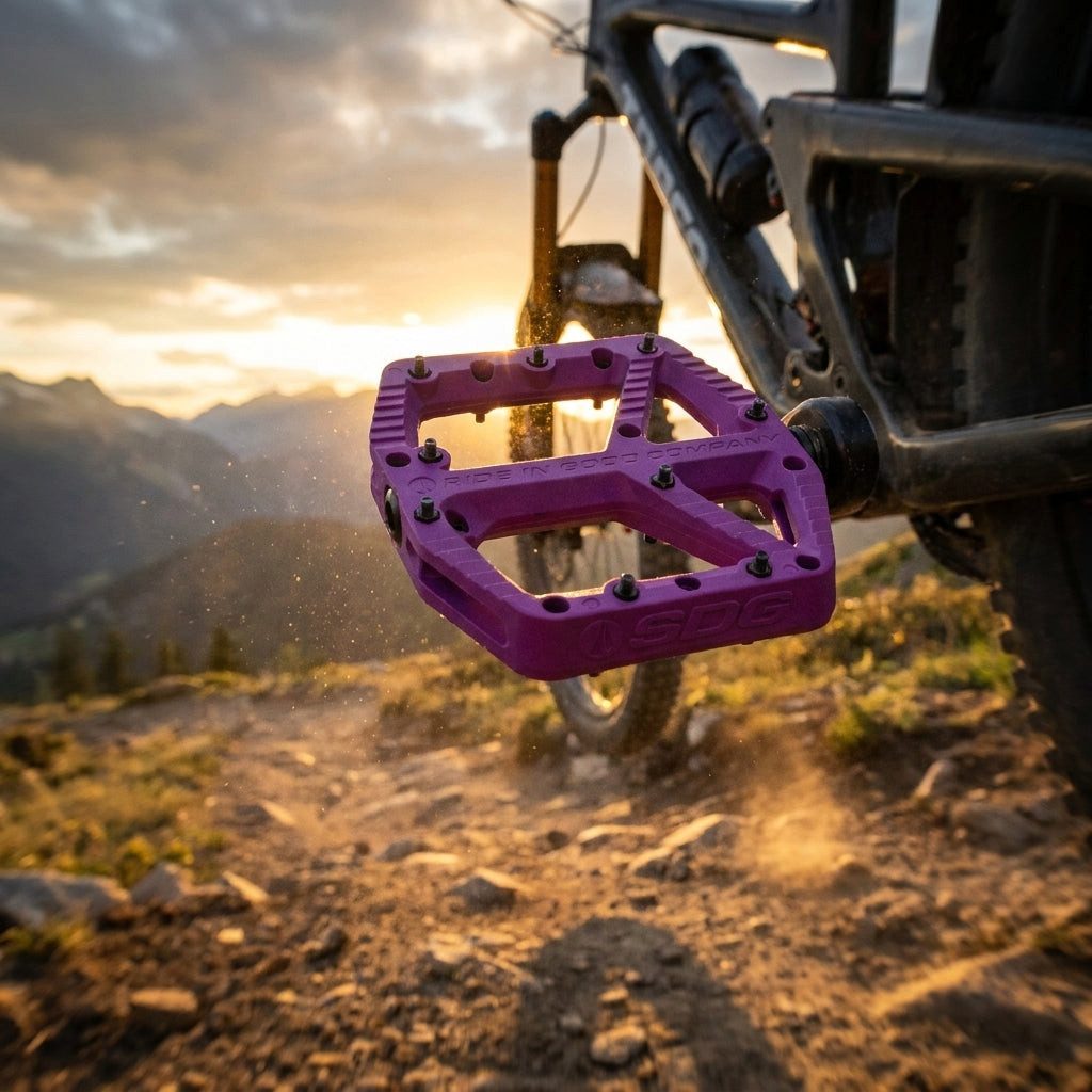 SDG Components Plattformpedale SDG Comp Plattform-Pedal Lila