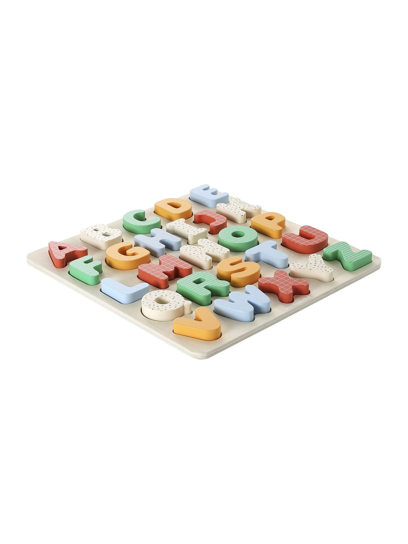 vertbaudet Puzzle Kinder Buchstaben-Puzzle, Holz FSC®, Puzzleteile, Holz FSC®