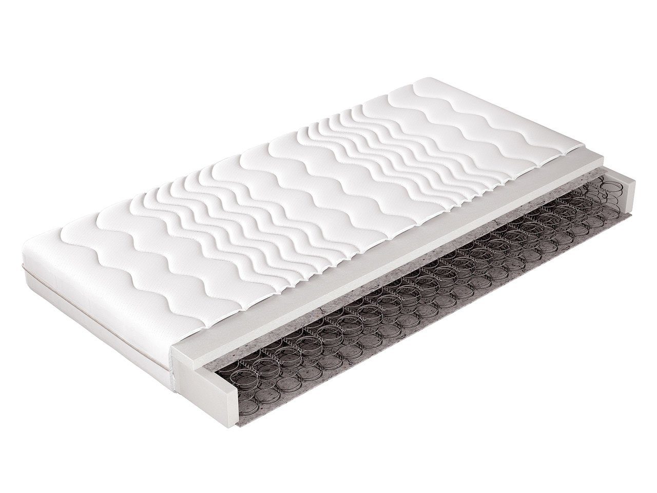 Bonnellfederkernmatratze Leno, MIRJAN24, 15 cm hoch, (Bonellfederkern), Ein günstig online kaufen