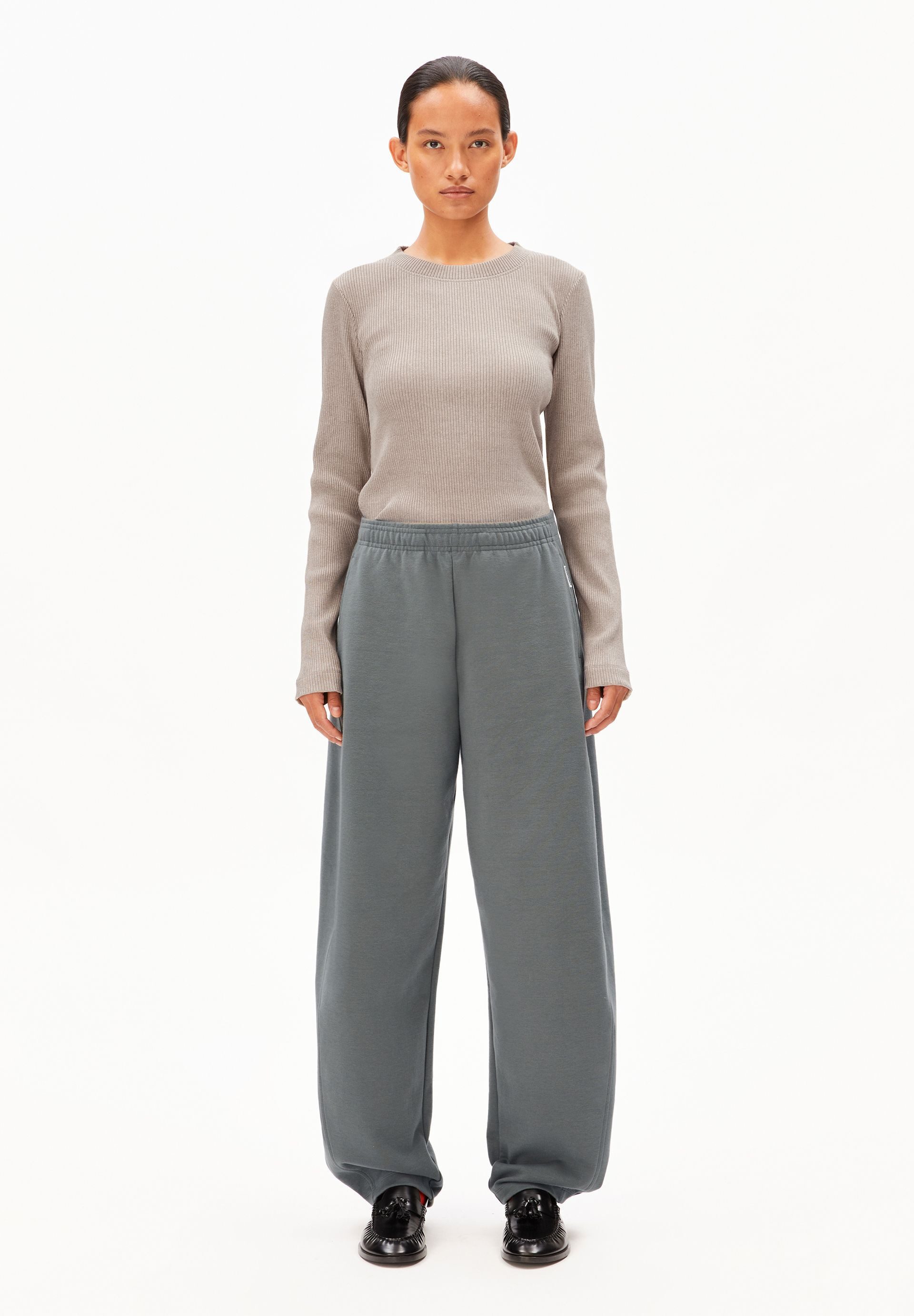 Armedangels Jerseyhose BARREL PULL-ON Jerseyhose aus Bio-Baumwoll Mix (Mid günstig online kaufen