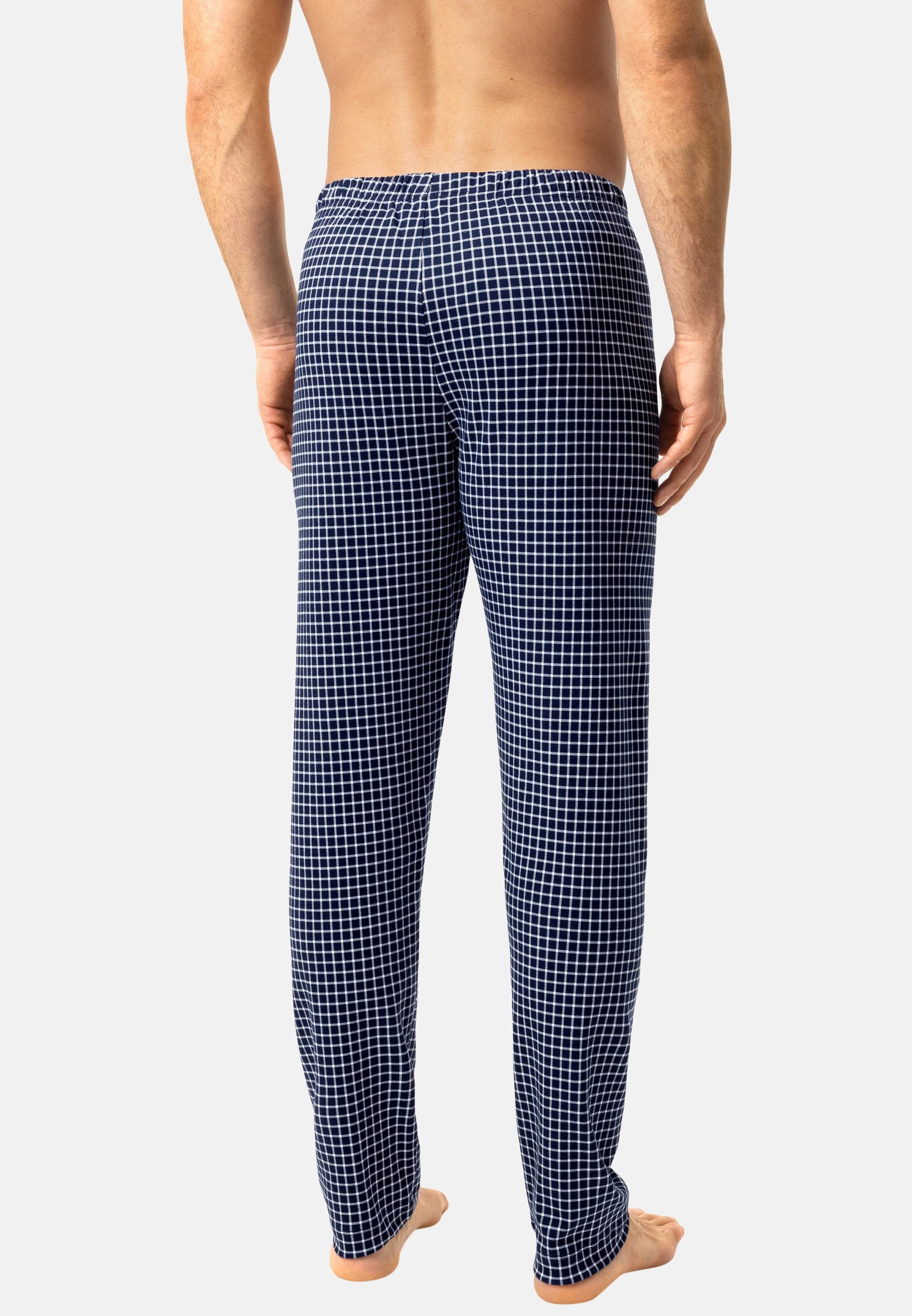 Mey Schlafhose White Check (1-tlg) Schlafanzug Hose - Baumwolle - Atmungsaktiv