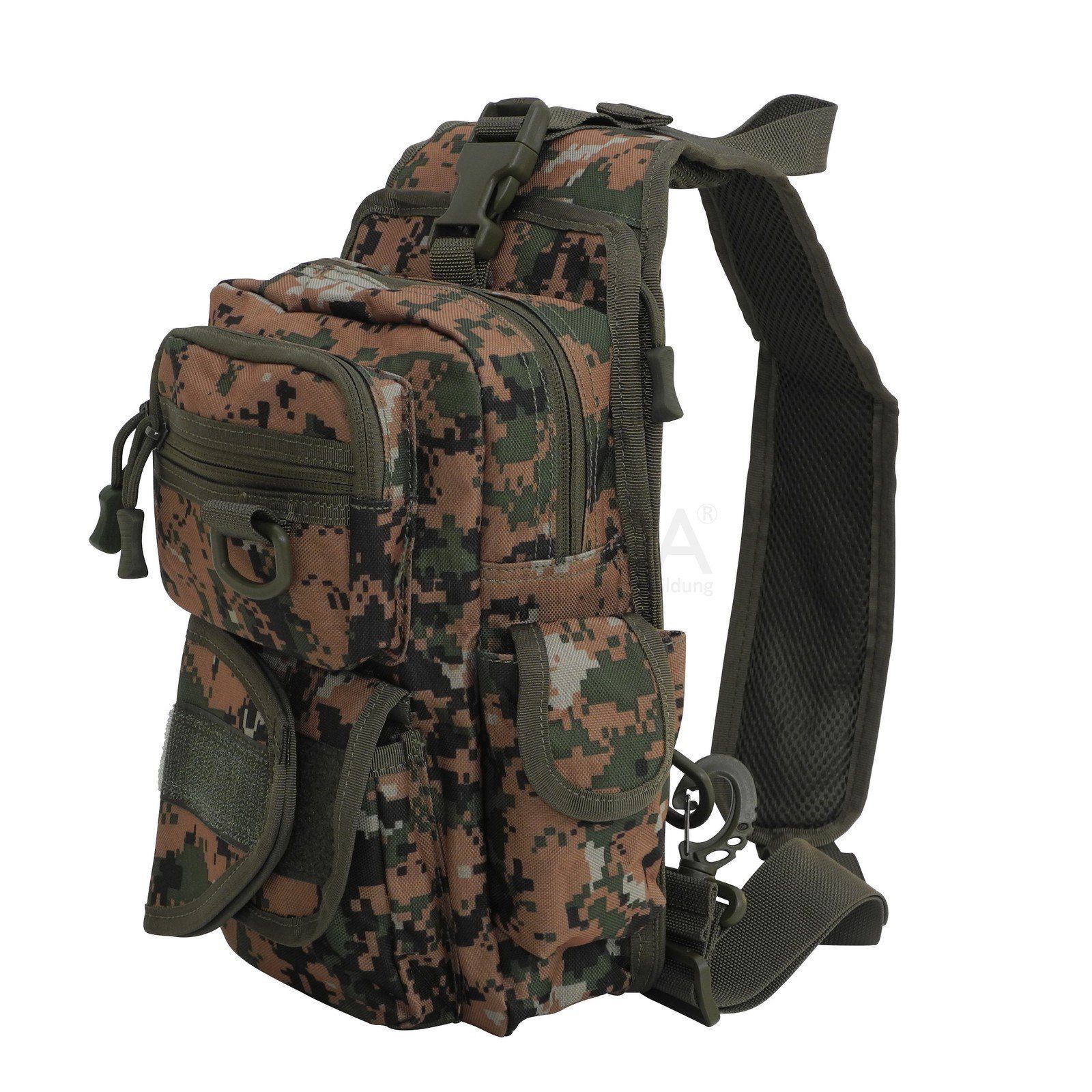 Flecktarn Flecktarn Zmoka Unisex Zmoka Rucksack - Wanderrucksack Outdoor Sportrucksack Auswahl Schwarz