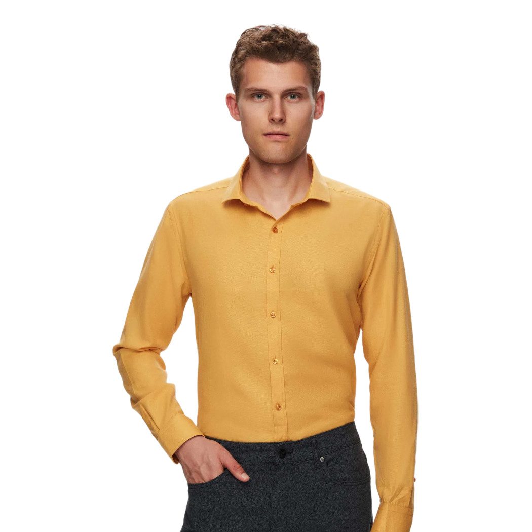 D'S DAMAT Langarmhemd Twn Slim Fit günstig online kaufen