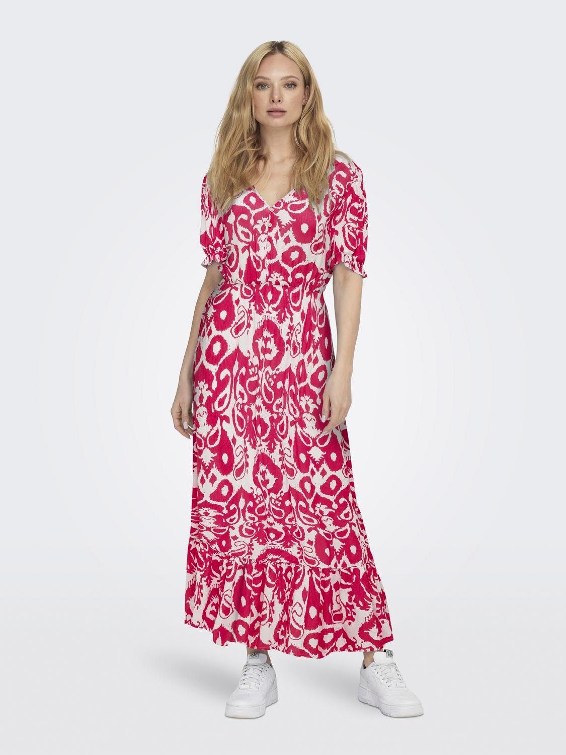 ONLY Maxikleid ONLCHIANTI S/S LONG DRESS WVN NOOS