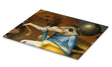 Posterlounge Acrylglasbild Hieronymus Bosch, Der Garten der Lüste - Die Hölle (Detail), Malerei
