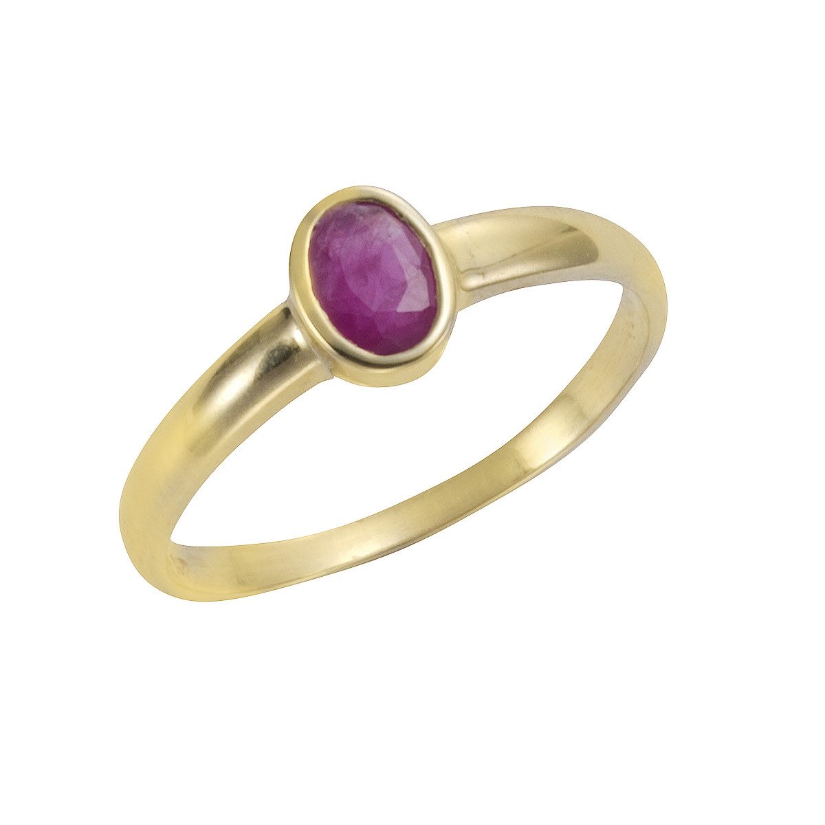 Vivance Fingerring 585/- Gelbgold glanz Rubin günstig online kaufen