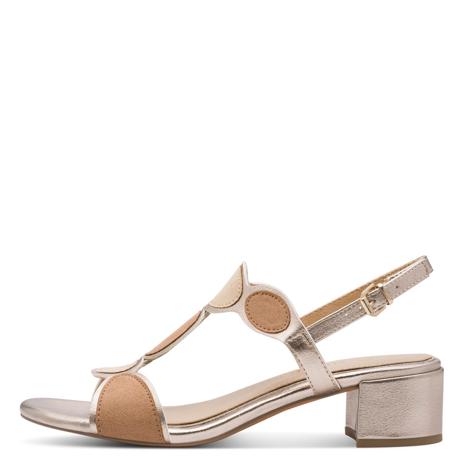 MARCO TOZZI Marco Tozzi Damen Sandalette 2-28231-44-960 PLATINUM COMBI Sandale