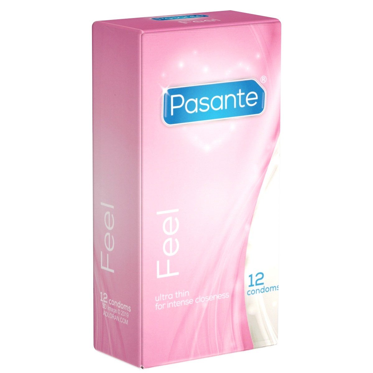 Pasante Kondome Feel (Sensitive) gefühlsechte Kondome Packung mit, 12 St., Kondome für empfindsame Liebhaber, extra dünn und feucht, für intensives Empfinden