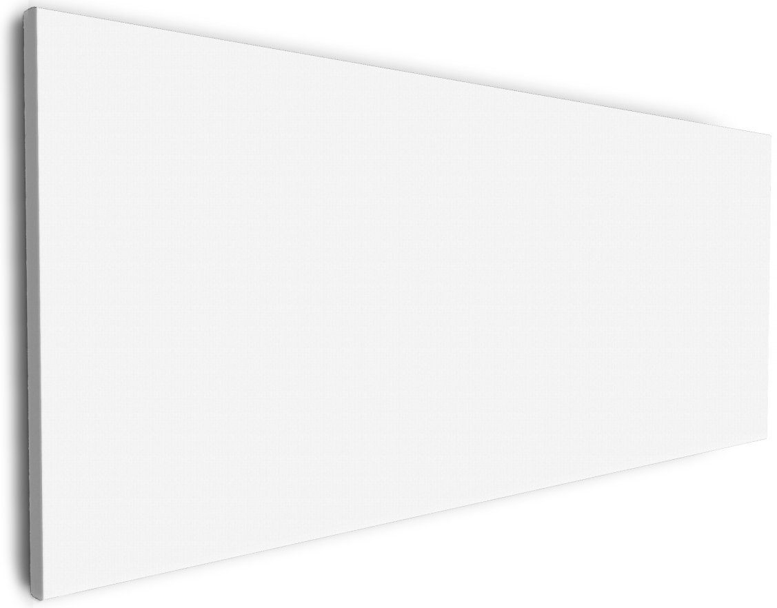 Wallario Leinwandbild, Weiß, in verschiedenen Ausführungen