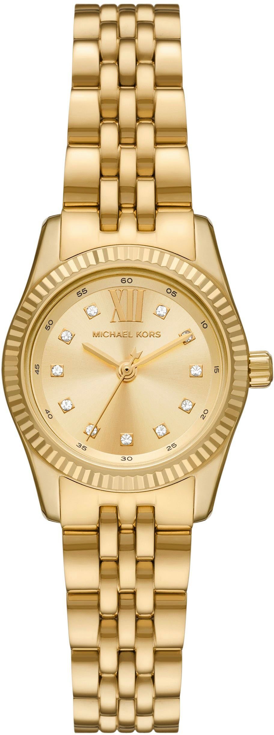 MICHAEL KORS Quarzuhr PETITE LEXINGTON MK4741, Armbanduhr, Damenuhr, Edelstahlarmband