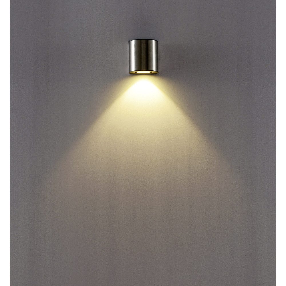 LUTEC Außen-Wandleuchte Lutec Ilumi ST5010 LED-Außenwandleuchte 6 W Edelstahl