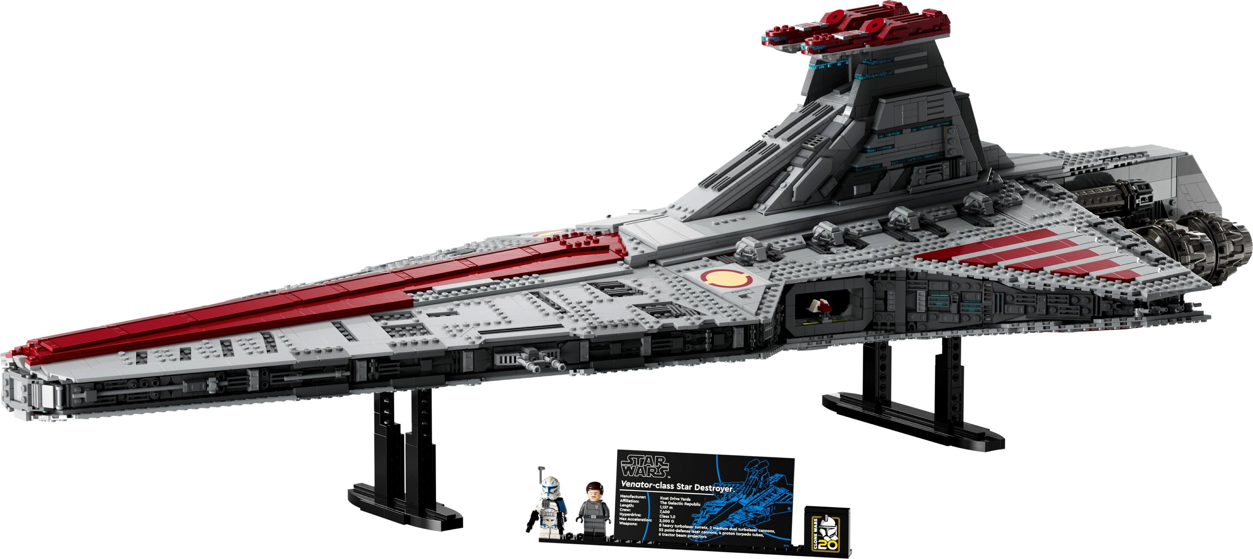LEGO® LEGO 75367 Star Wars Republikanischer Angriffskreuzer der Spielbausteine, (Set, 5374 St)