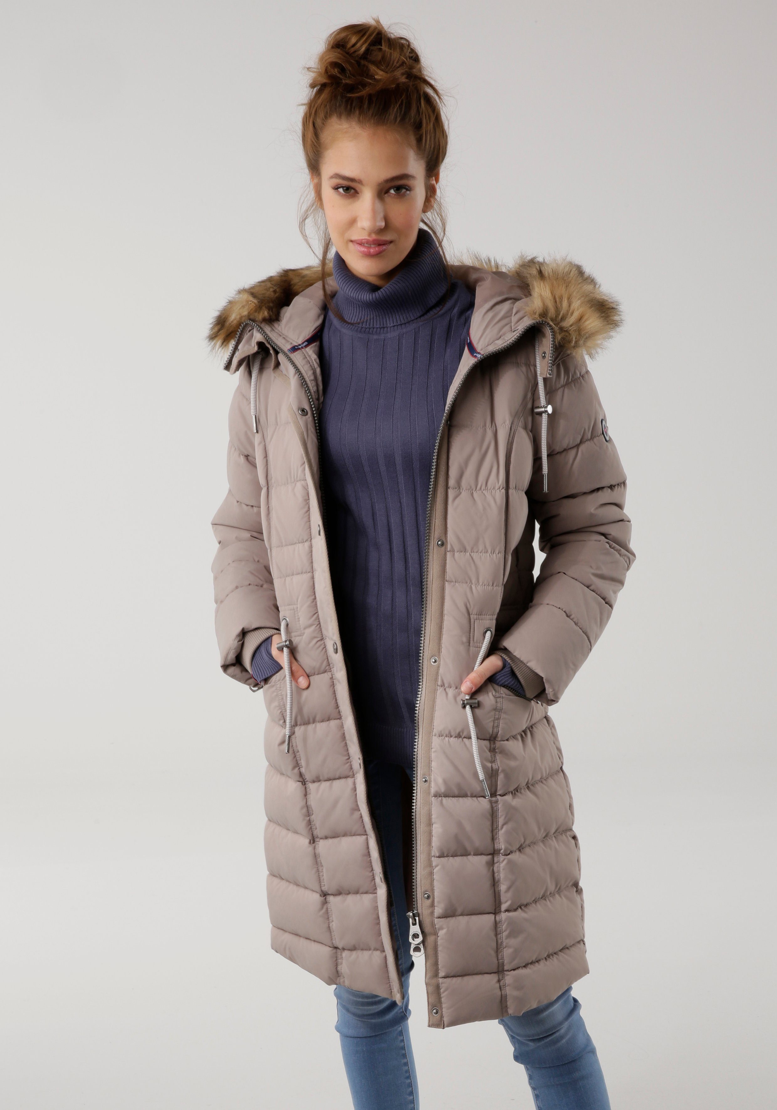 KangaROOS Steppjacke figurbetonter Schnitt, mit Reißverschlusstaschen günstig online kaufen