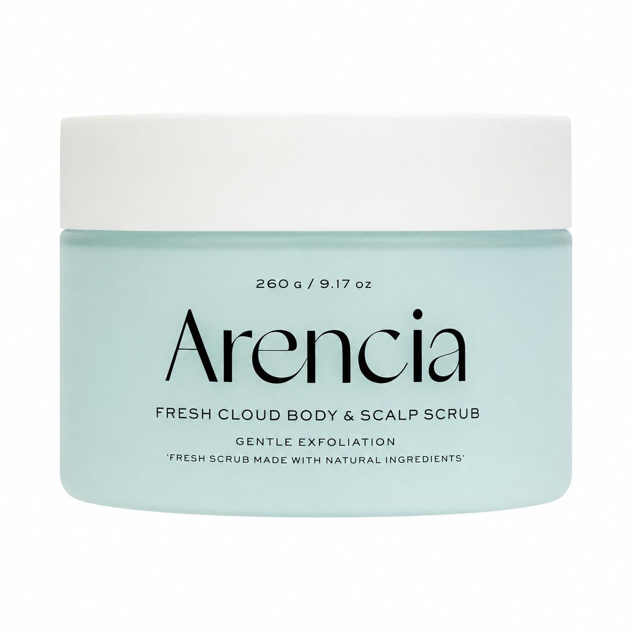 Arencia Kopfhautpeeling Arencia - Fresh Cloud Körper- und Kopfhautpeeling