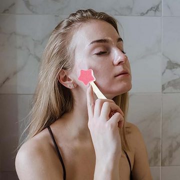 FIDDY Gesichtsreinigungsbürste Tragbare Hautpflegebürste Manuelle Gesichtsbürste, 1-tlg.