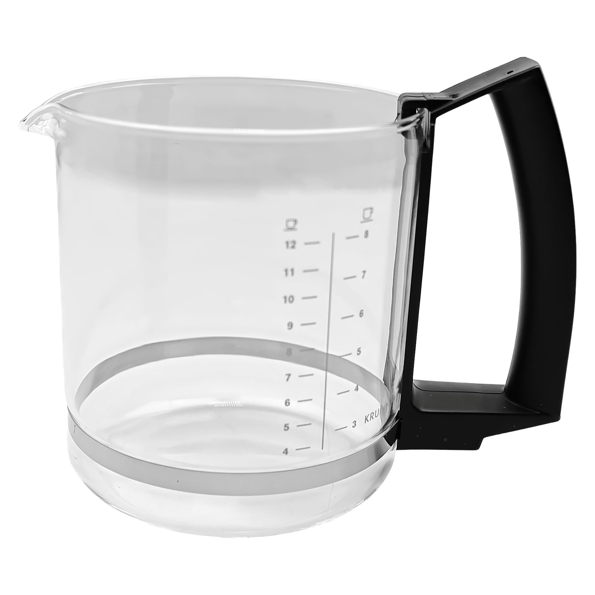 Krups Kaffeekanne Glaskanne MS-623057 für T8 Filterkaffeemaschine, für 8 - 12 Tassen
