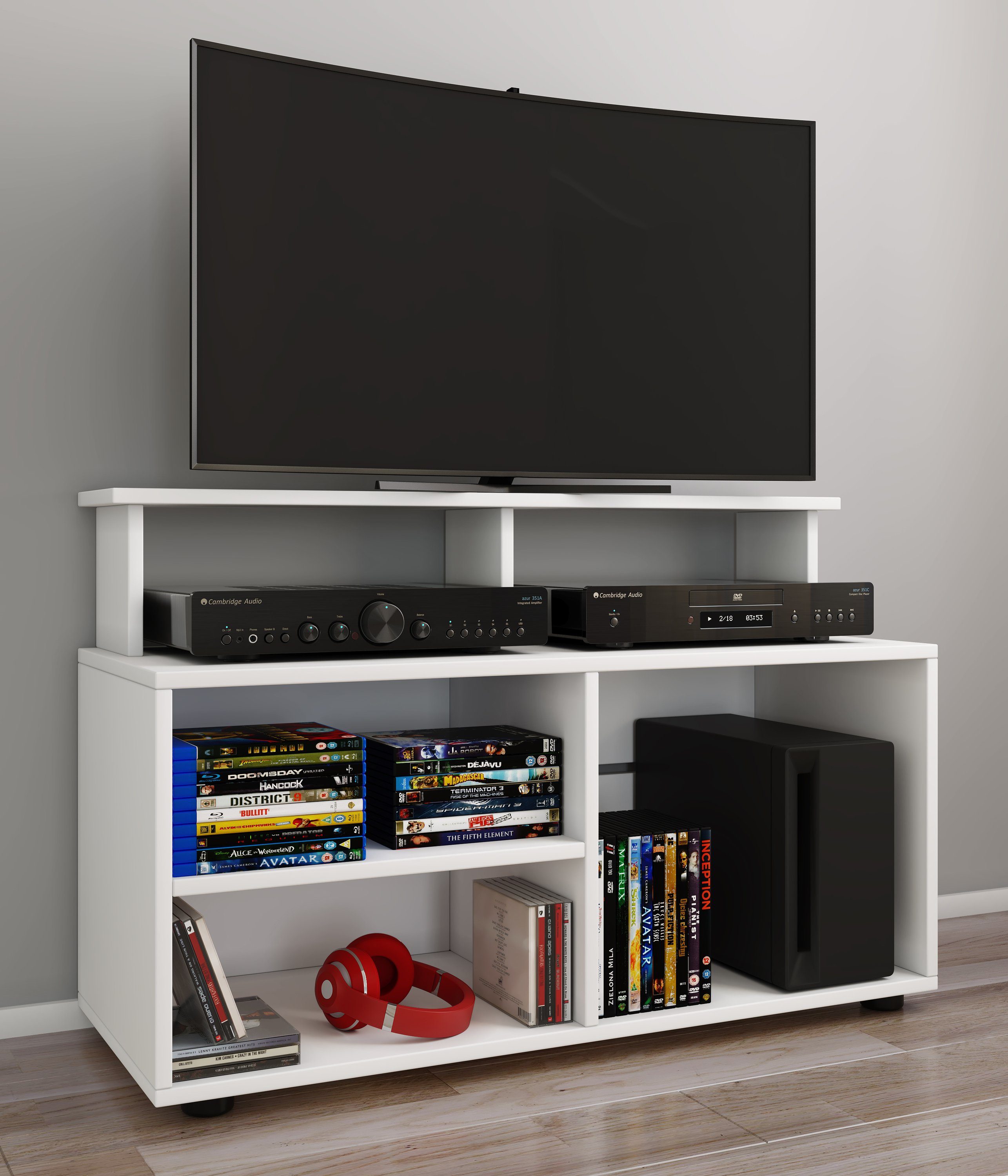 VCM TV-Board TV Möbel Wohnzimmer Balansia H. 59 x B. 90 x T. 36