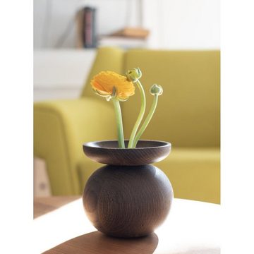 Applicata Dekovase Vase Shape Bowl Eiche geräuchert