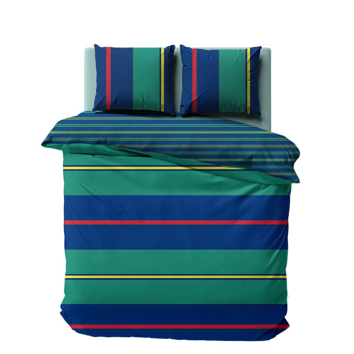 NAUTICA HOME Bettwäsche Nautica Bettwäsche-Set HERITAGE (2 tlg), 100% Baumwolle, weich, anschmiegsam, hautfreundlich, verdeckter Reißverschluss