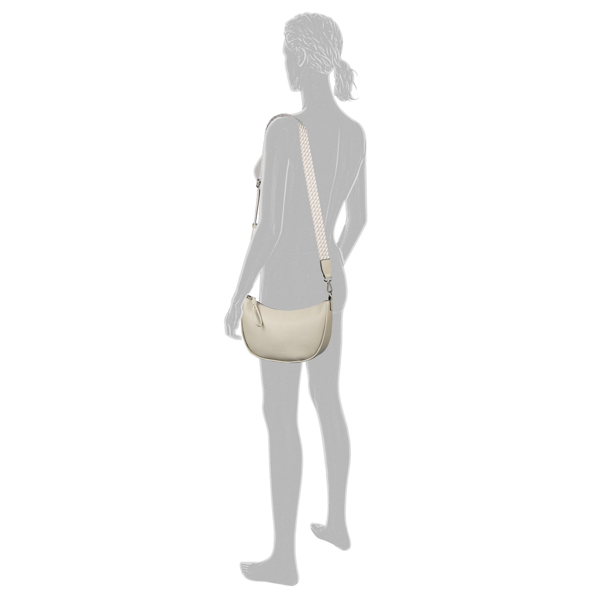 TOM TAILOR Handtasche Tatiana, fein gewebter dreifarbiger Gurtband mit harmonischem „T“´Logodruck