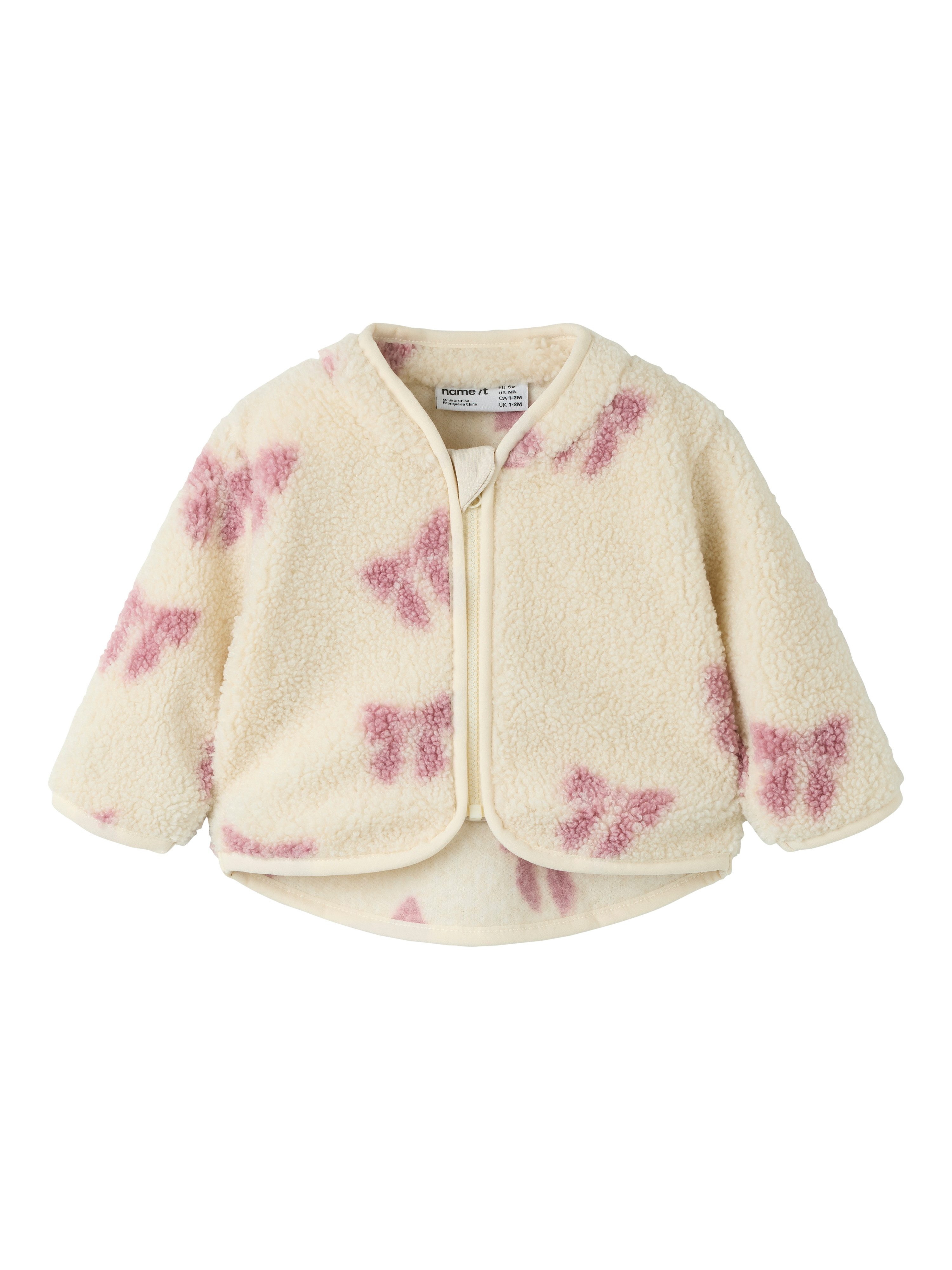 Name It Plüschjacke NBFOLAJA NREG TEDDY JACKET Kunstfaser, Plüsch, regular fit