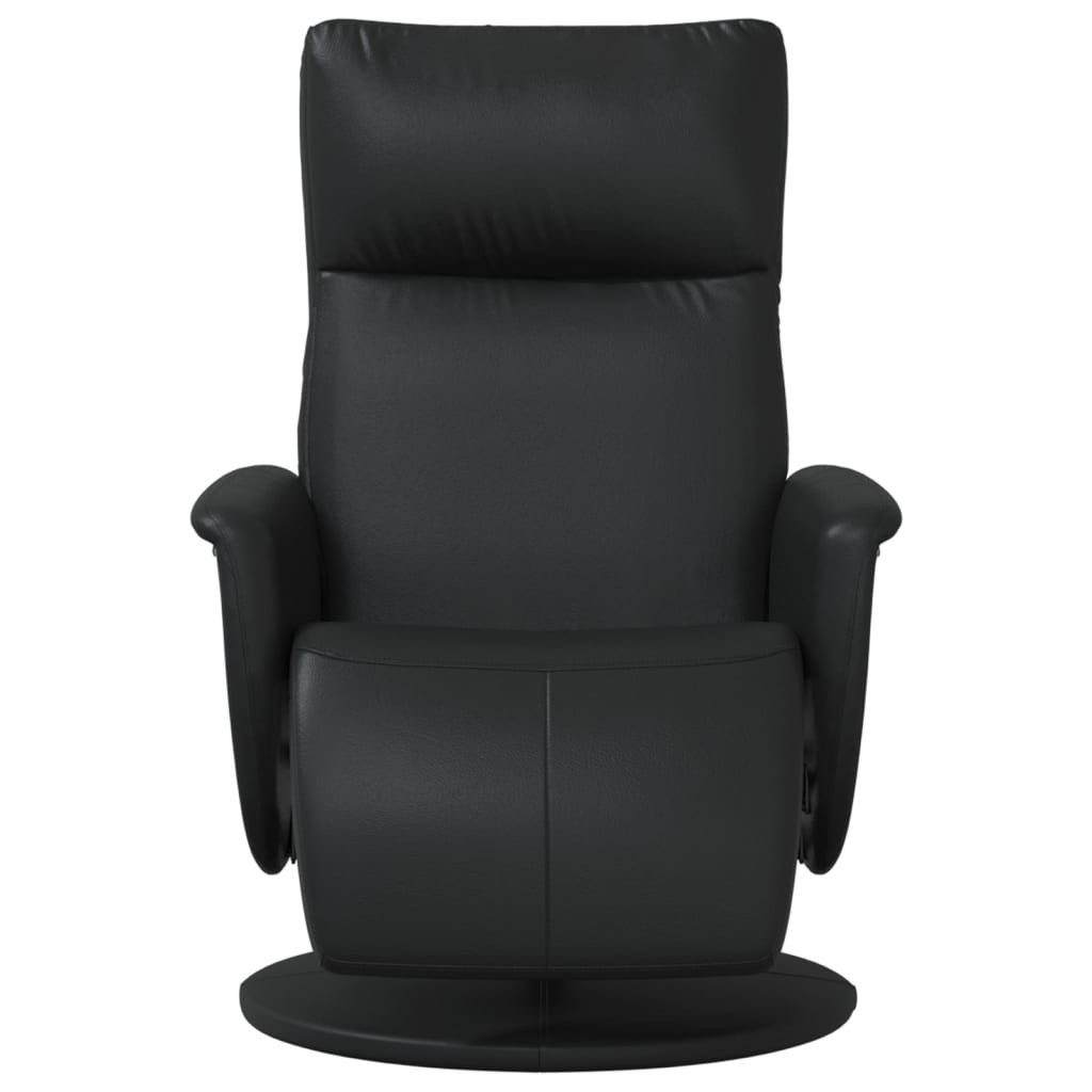 vidaXL Sessel Relaxsessel mit Fußteil Schwarz günstig online kaufen