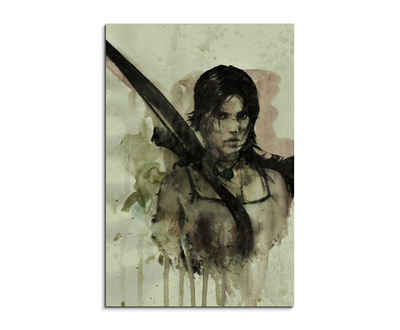 Sinus Art Leinwandbild Bogenschuetze Tomb Raider III 90x60cm SA