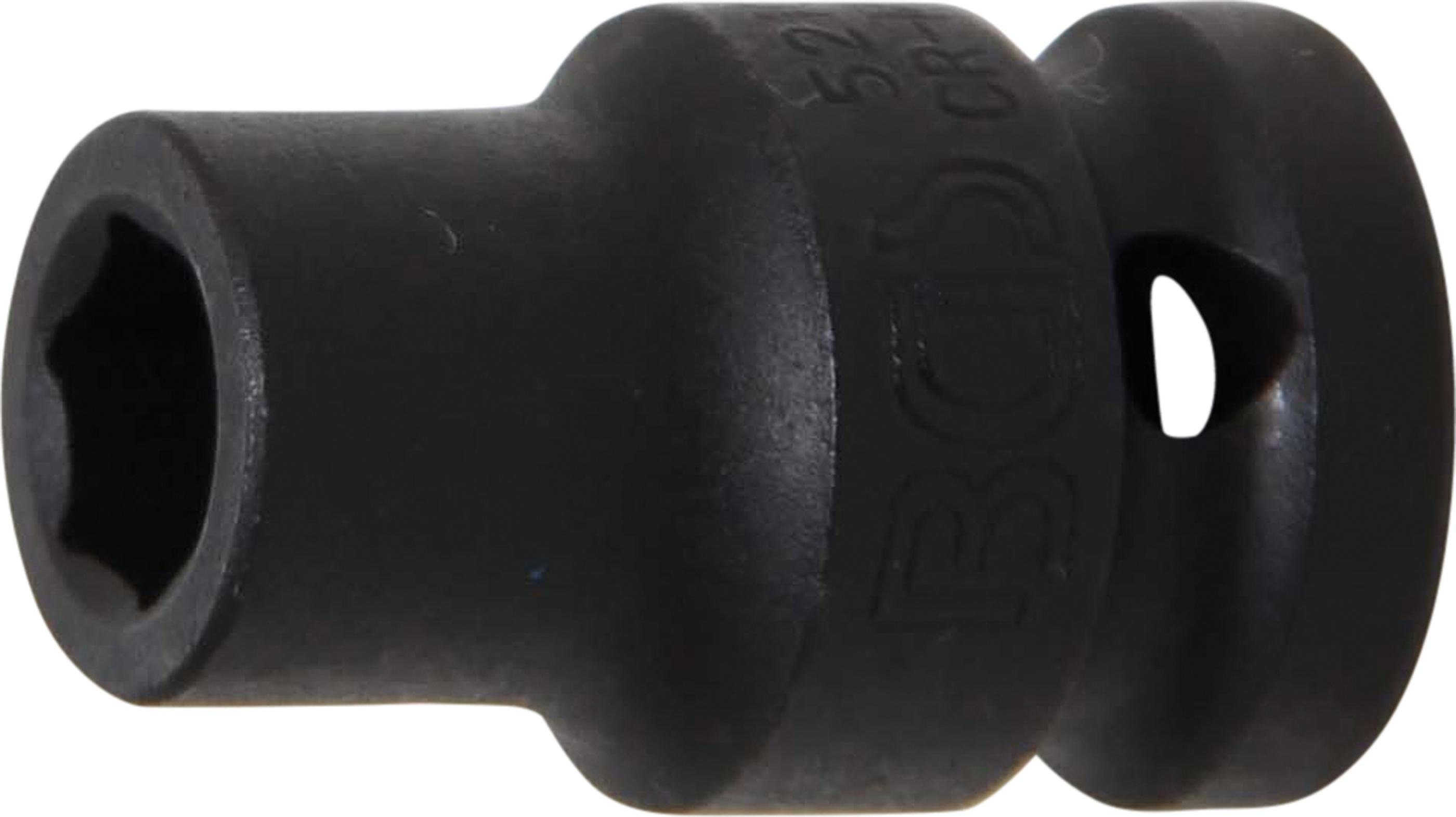 BGS technic Steckschlüssel Kraft-Steckschlüssel-Einsatz Sechskant, Antrieb Innenvierkant 12,5 mm (1/2), SW 10 mm