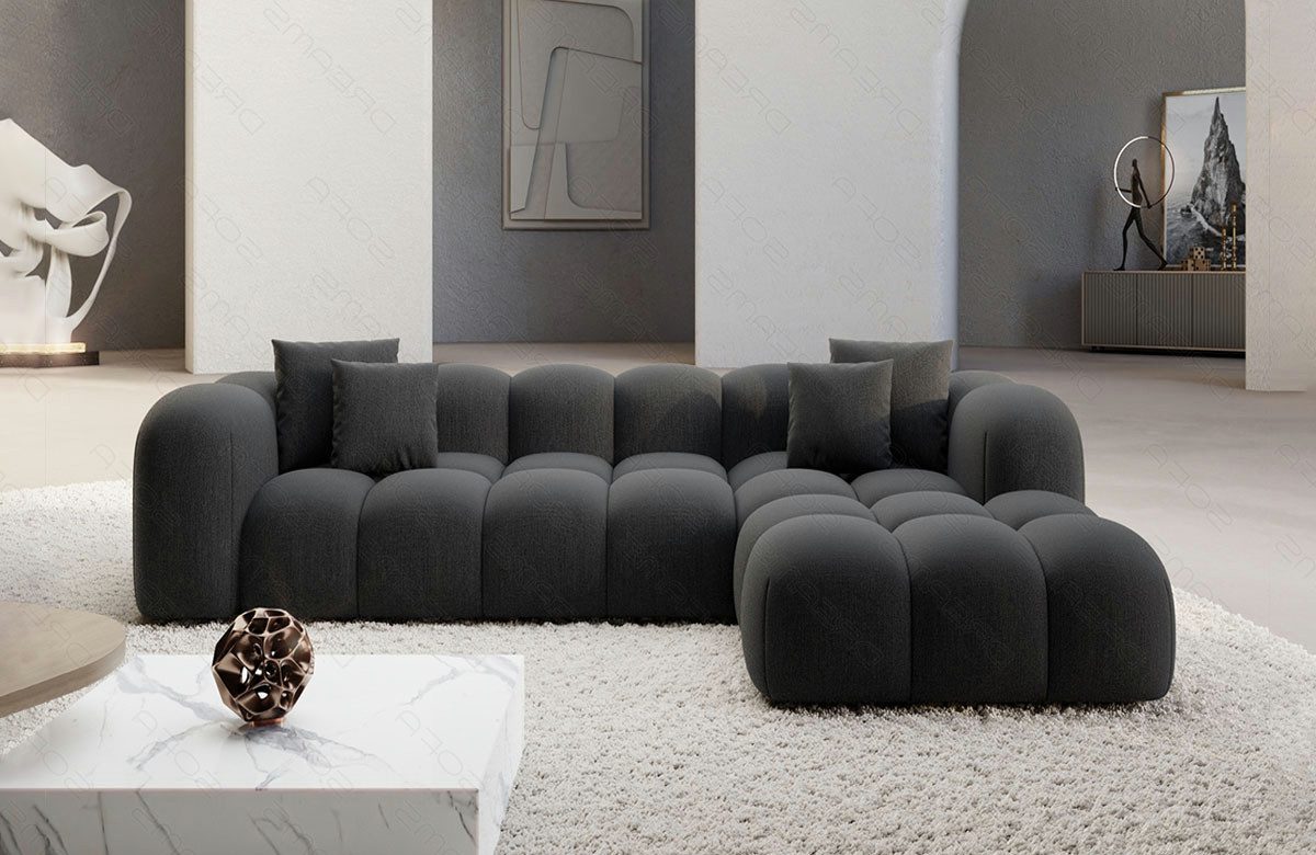 Sofa Dreams Ecksofa Stoffsofa Eckcouch Polster Eck Sofa Formentera L Form k günstig online kaufen