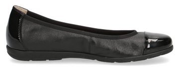 Caprice Ballerina Loafer, Slipper, Festtags Schuh mit Lack-Details