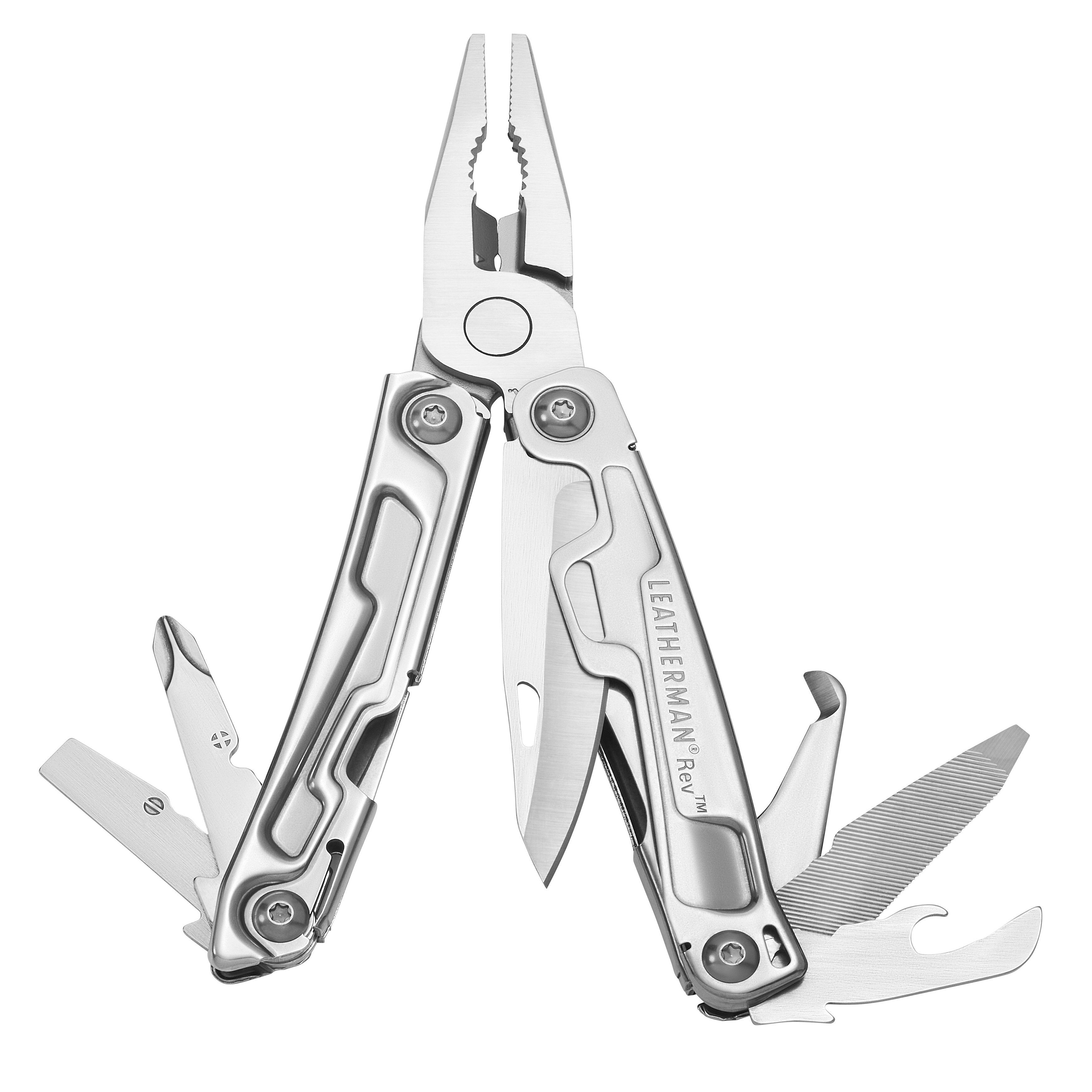 Leatherman Multitool Leatherman Rev Multi-Tool - 14 Werkzeuge - Edelstahl