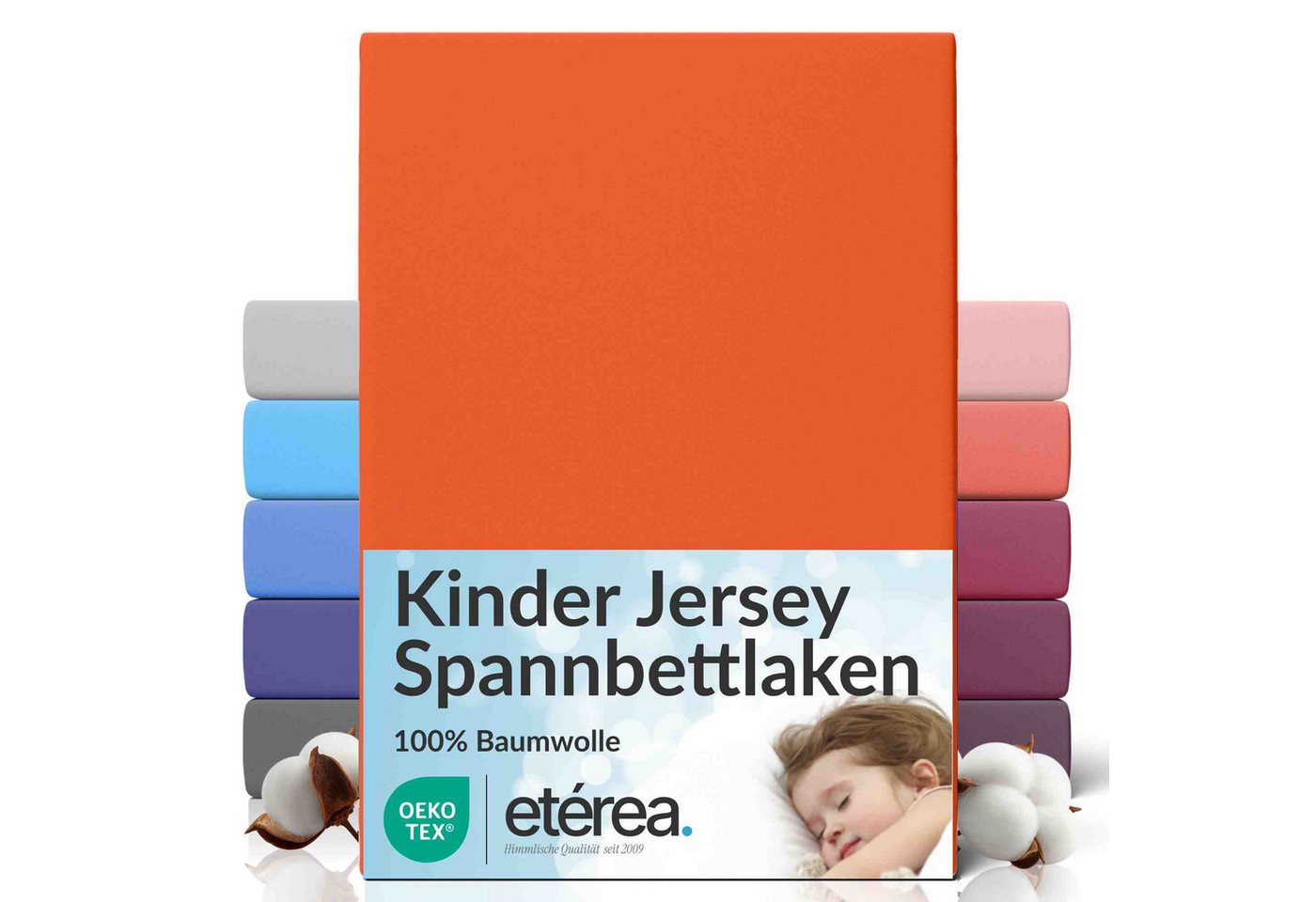 etérea Himmlische Qualität Spannbettlaken etérea Comfort Jersey Spannbettlaken, Jersey, Gummizug: rundum, (1 Stück)