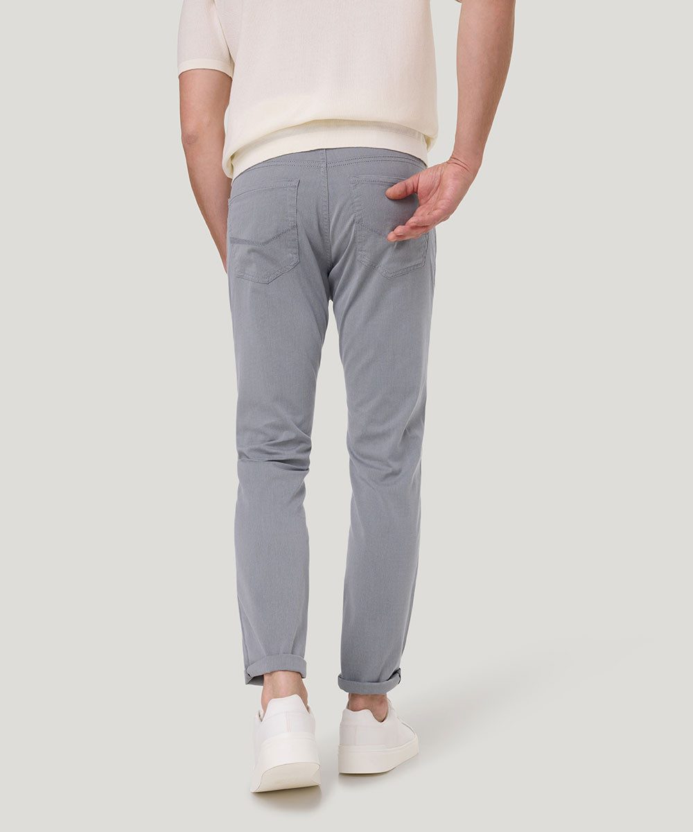 Pierre Cardin 5-Pocket-Hose Lyon Tapered Flachgewebe günstig online kaufen
