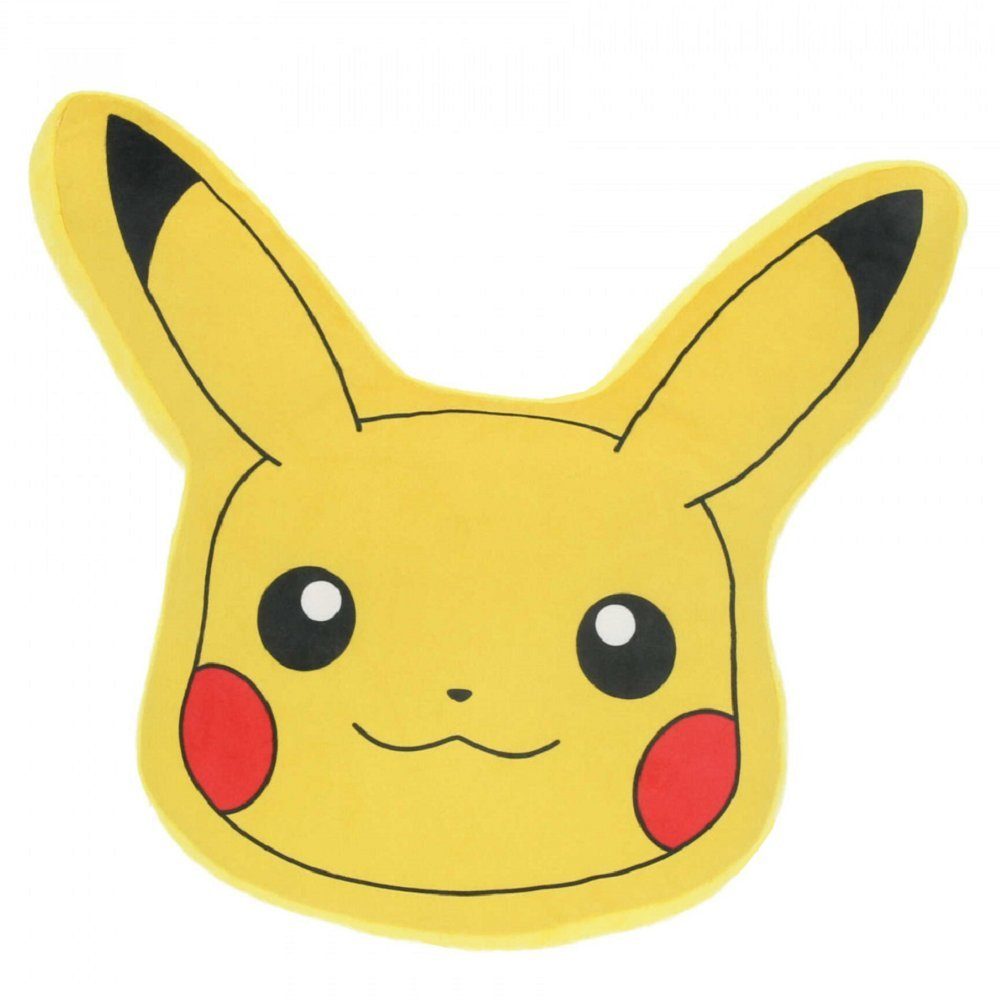 Jazwares Plüschfigur Pokémon Pikachu Подушкиförmig Подушки Kuscheltier Plüschtier 36 x 38 cm