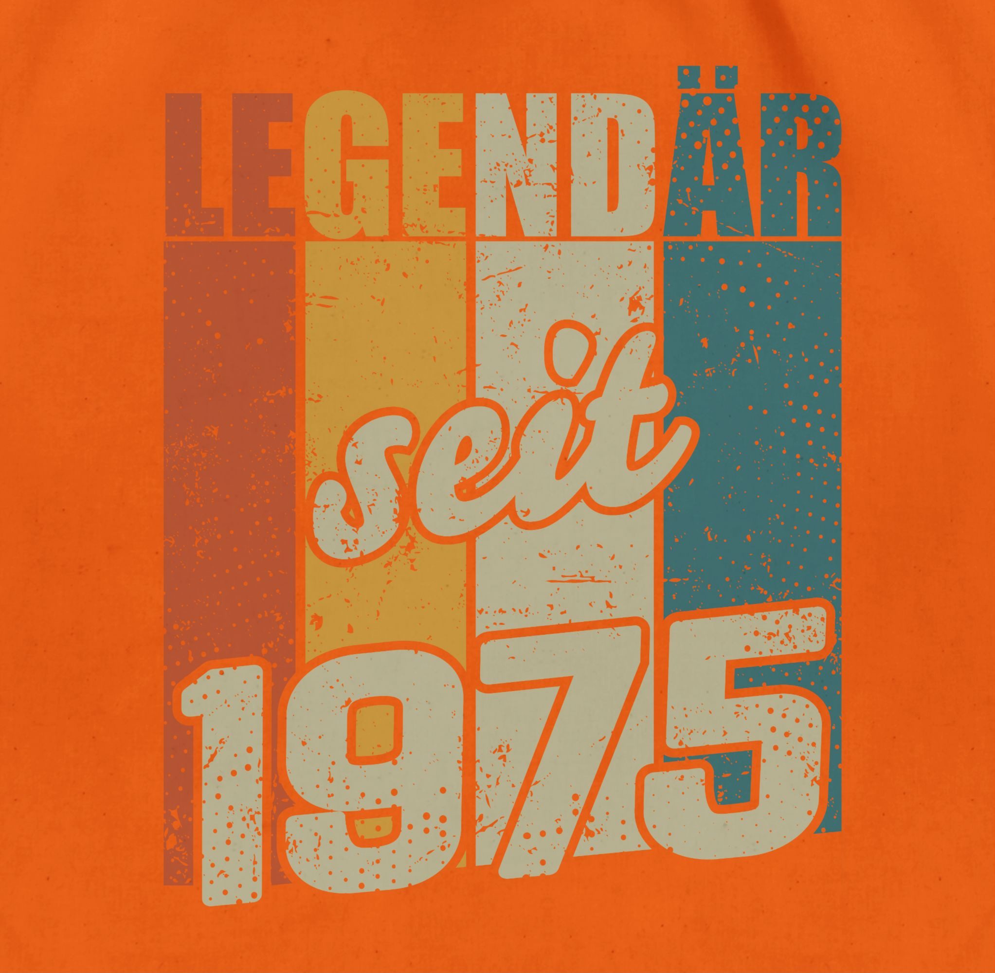Shirtracer Turnbeutel Legendär seit 1975, 50. Geburtstag