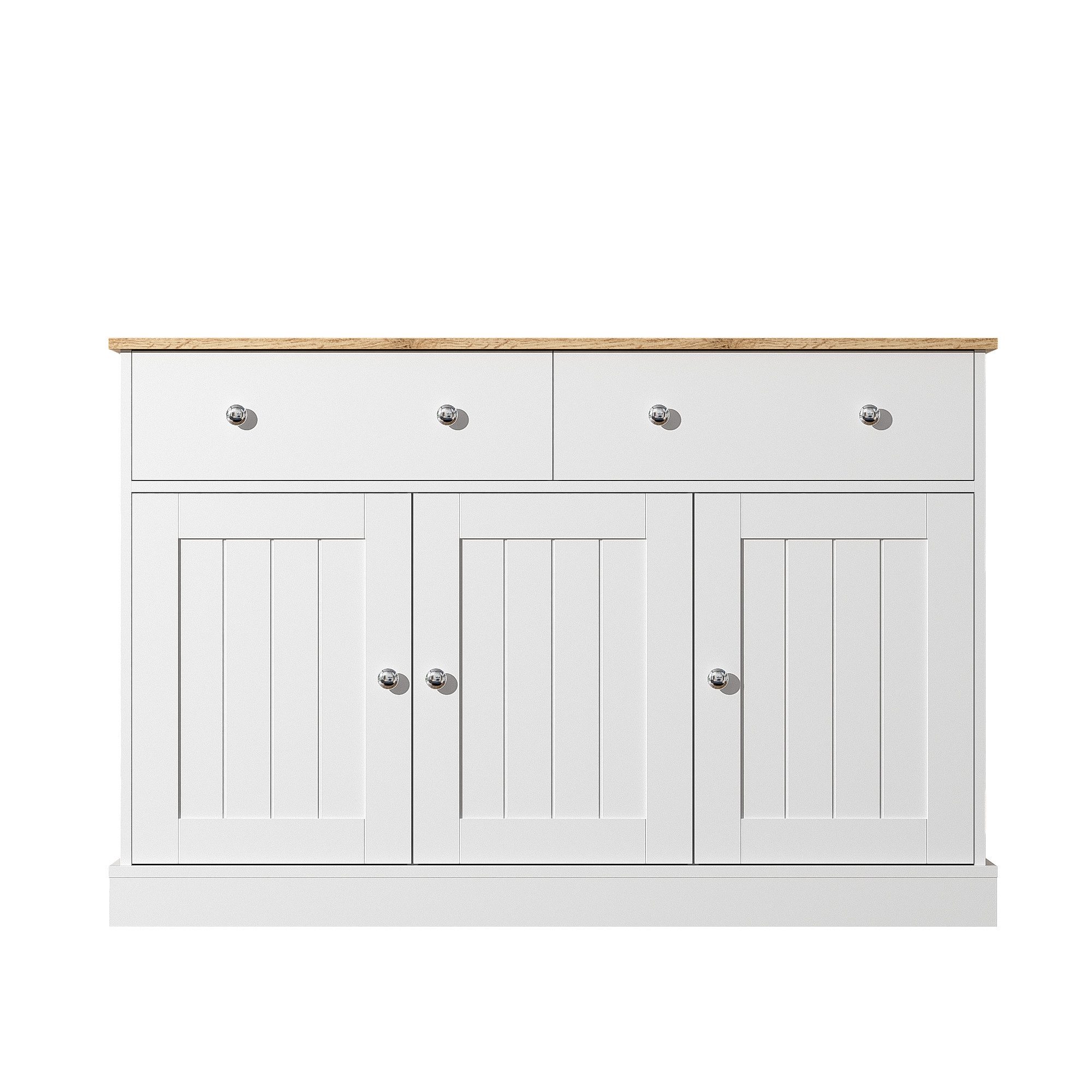 KLAM HOME Sideboard Kommode Wohnzimmerschrank mit gravierter günstig online kaufen
