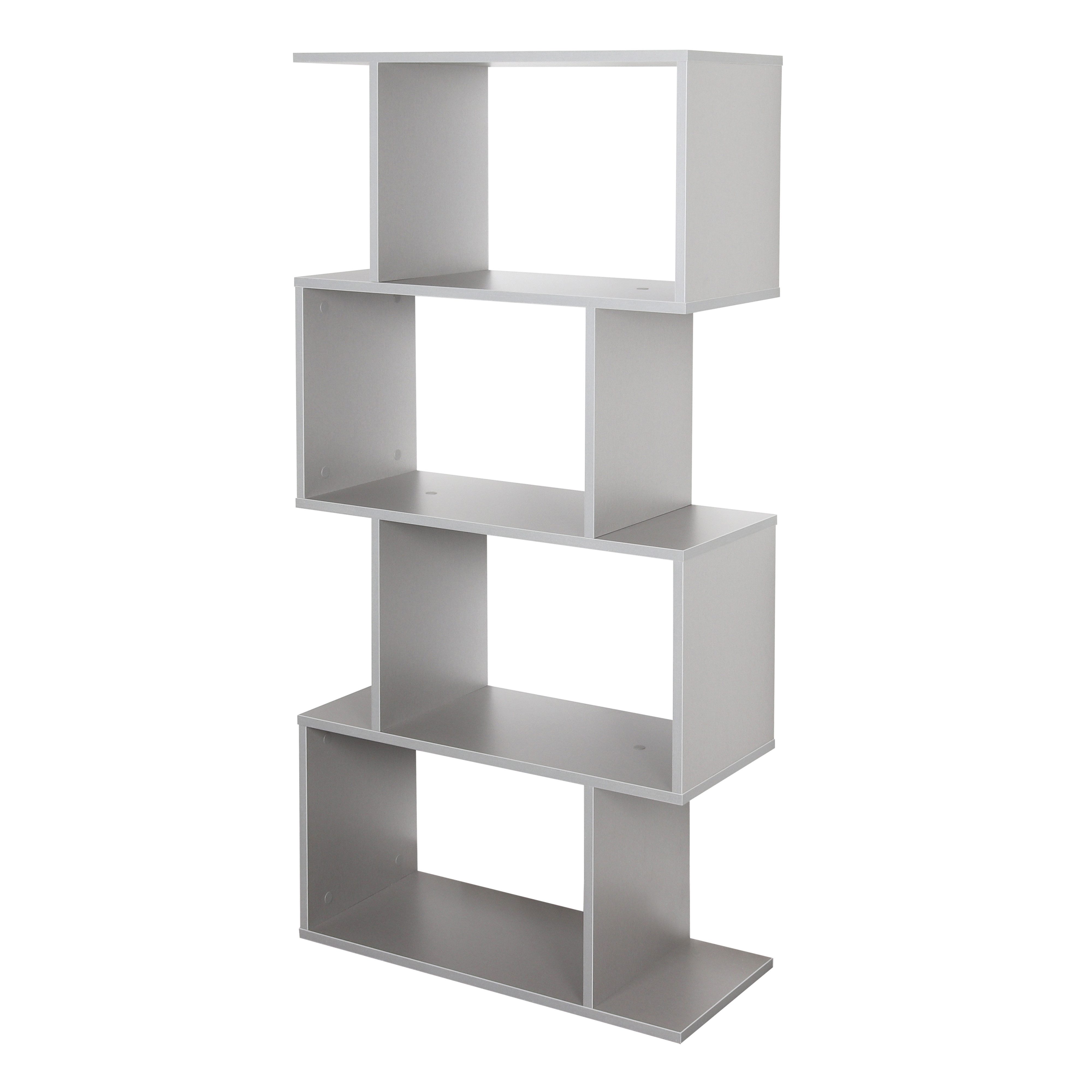 RICOO Aktenregal WM074-PL, 1-tlg., kleines stehendes Regal schmal, Bücherregal fürs Wohnzimmer