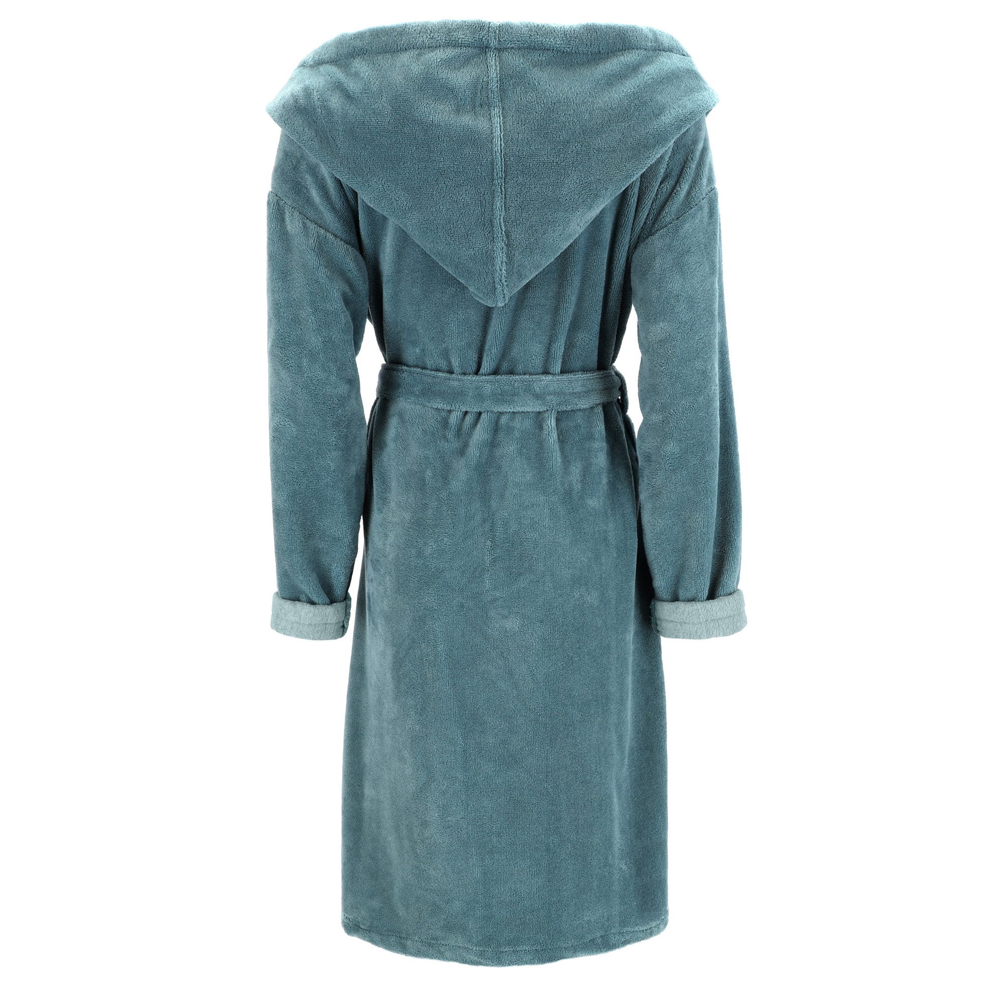 Vossen Damenbademantel Balance Carmen Kapuze Velours, Kapuze, 45% Polyester günstig online kaufen