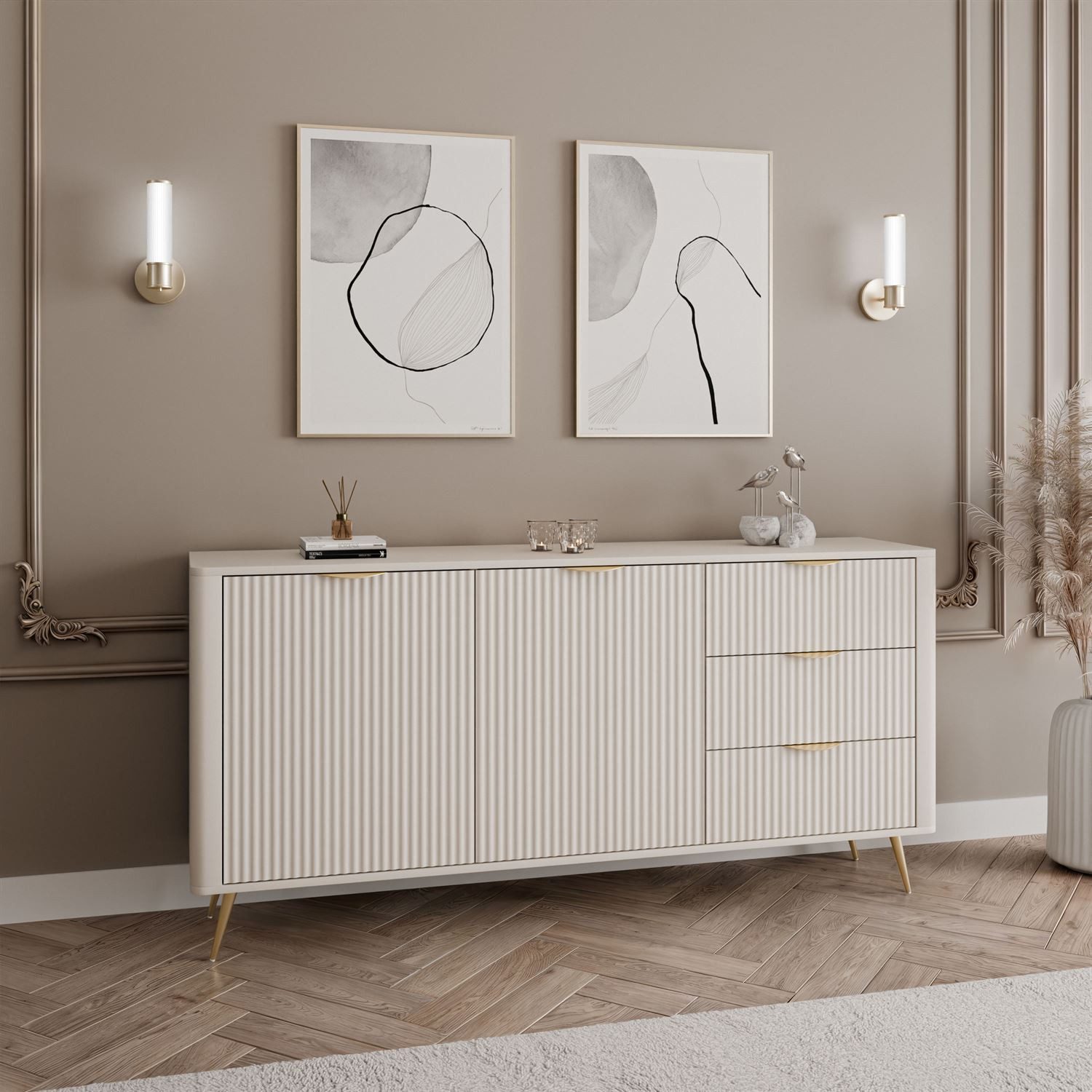 Lookway Kommode SCARLETT 163 2D3S mit Schubladen