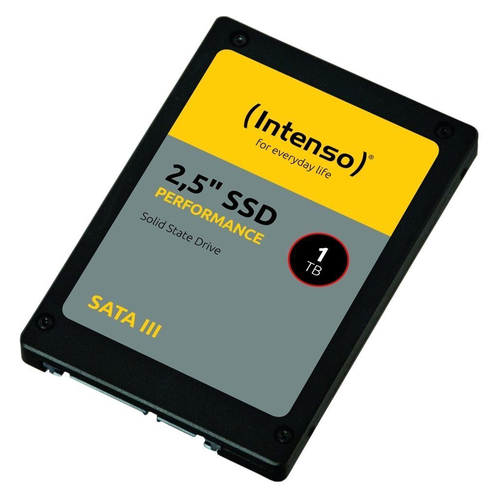 Intenso 3814460 Internes Solid State Drive 2.5 1000 GB Serial ATA III externe HDD-Festplatte