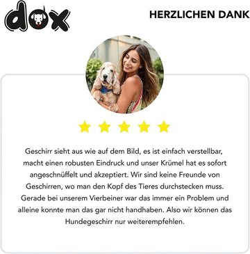 DDOXX Hunde-Geschirr Hundegeschirr Air Mesh, Step-In, verstellbar, gepolstert, Pink S - 2,0 X 45-63 Cm Nylon