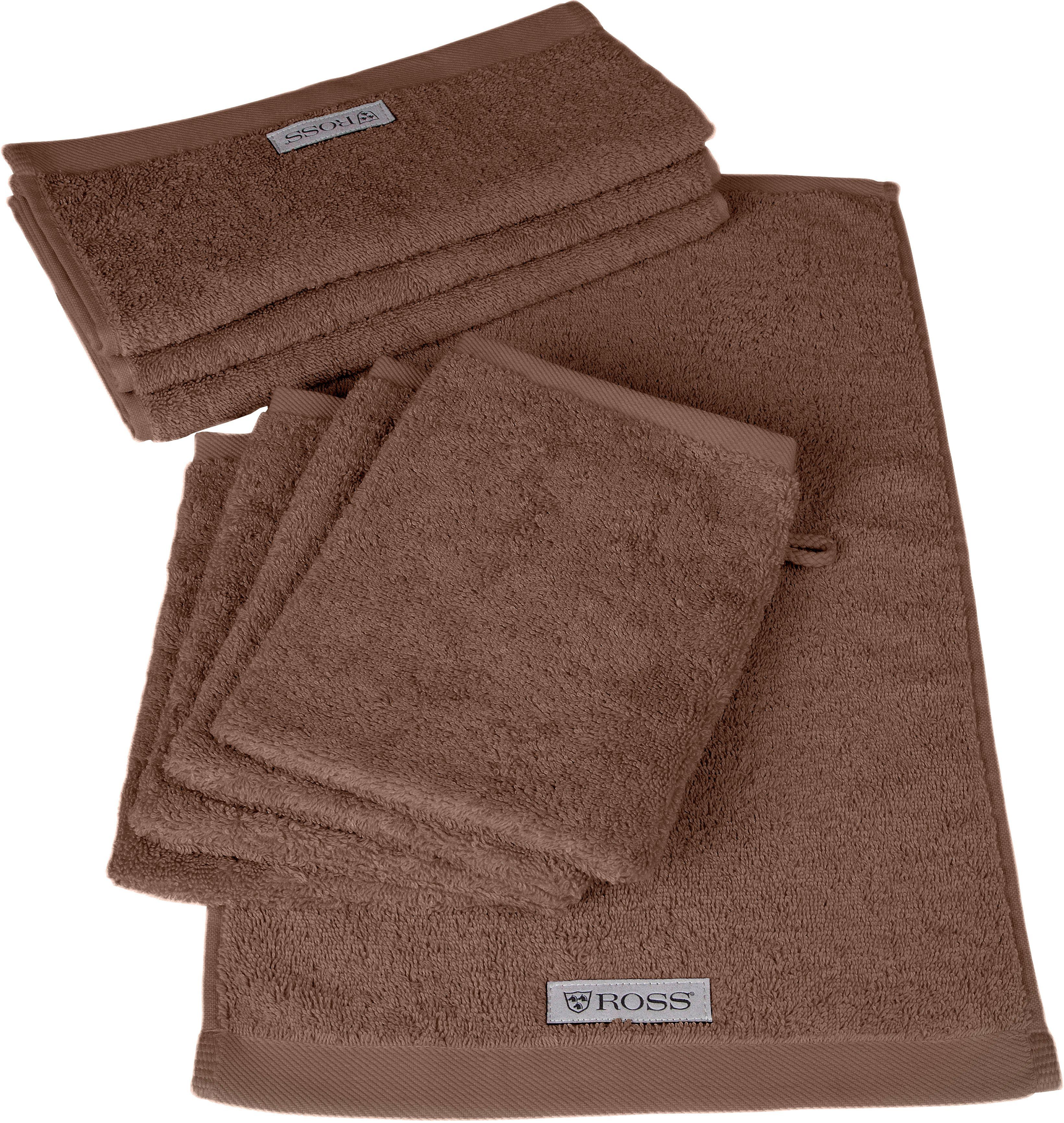 ROSS Handtuch Set Sinfonie, Frottier, (Set, 8-tlg) taupe