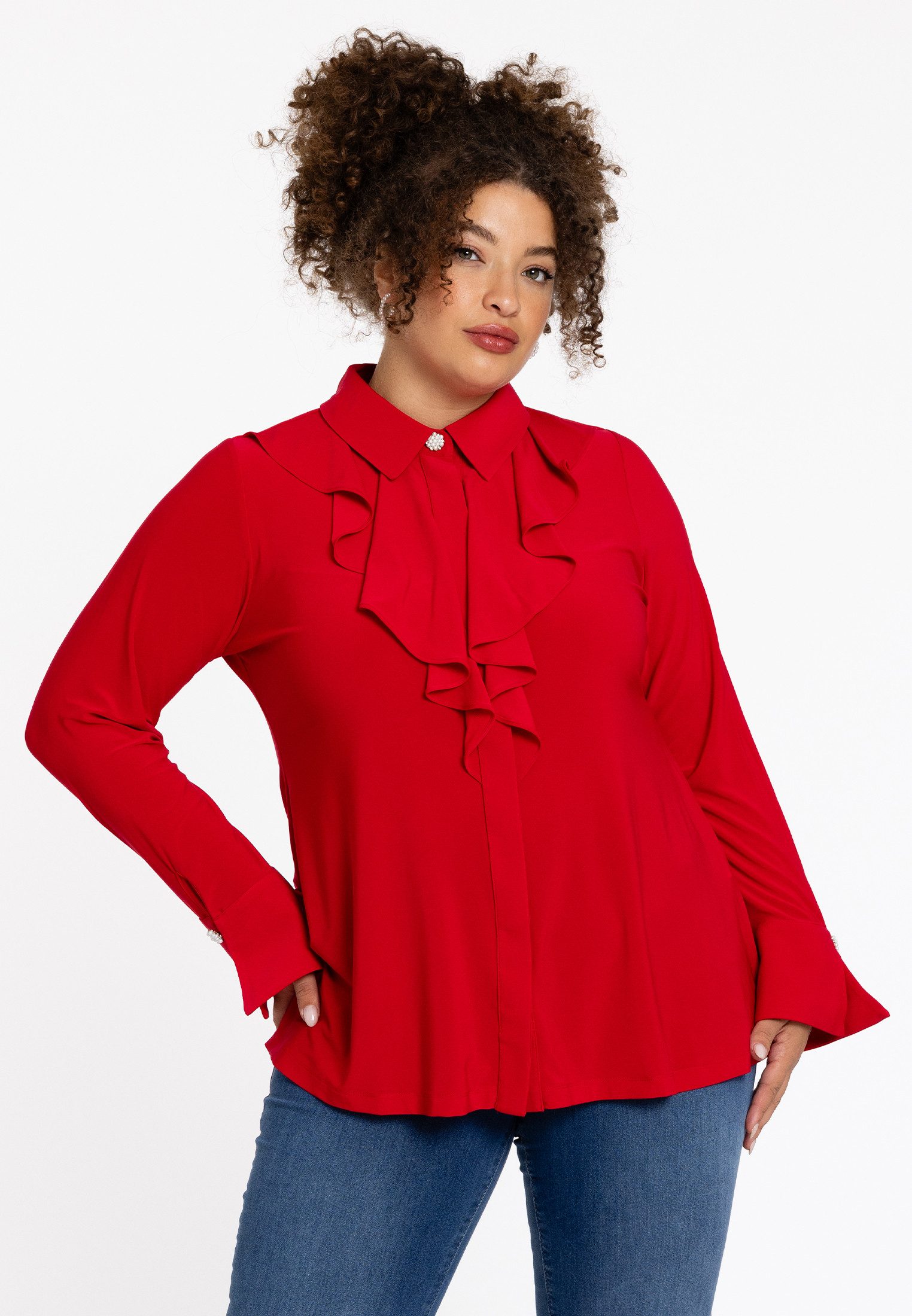 Blusentop Damen Bluse Große Größen