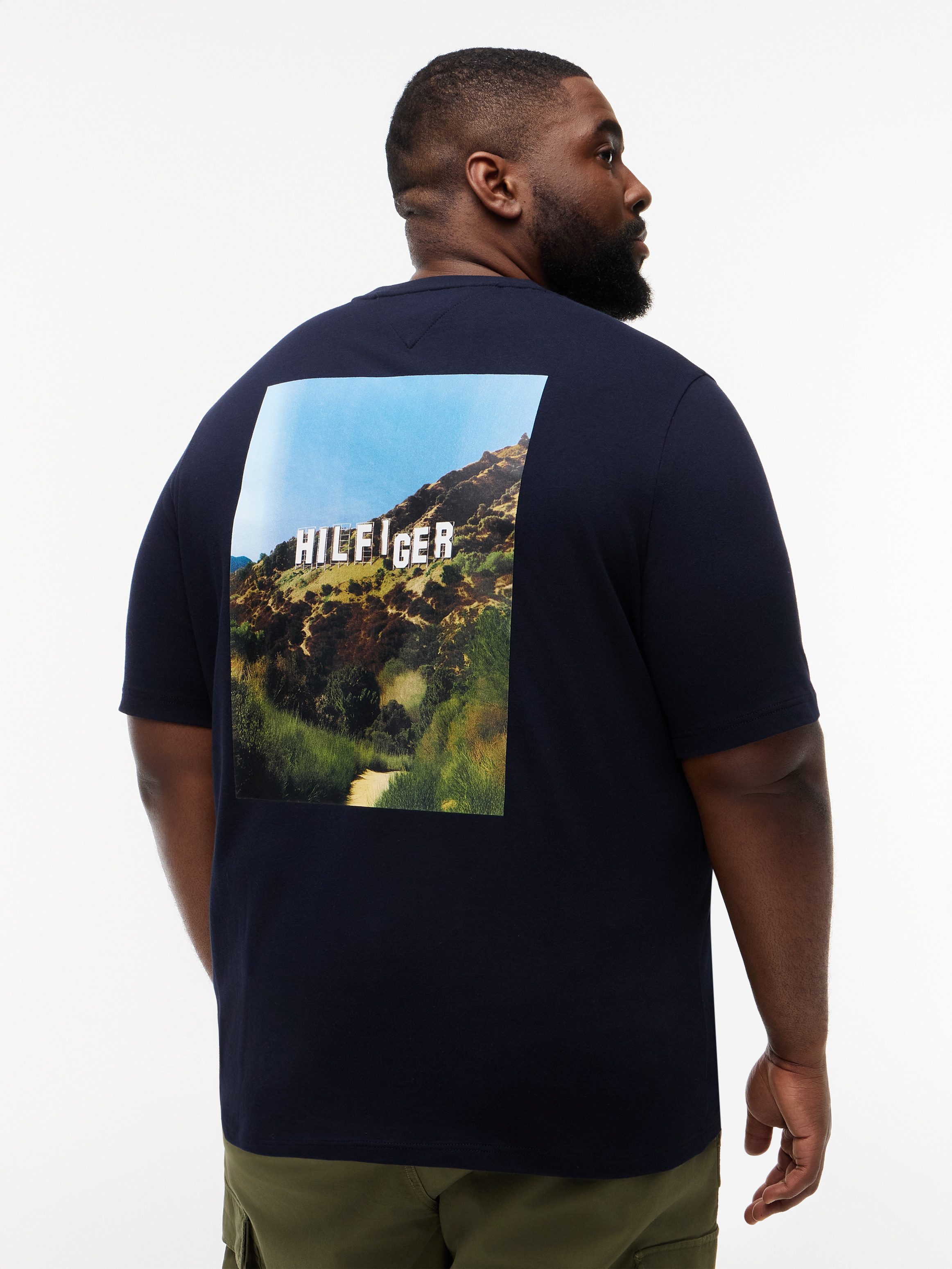 Tommy Hilfiger Big & Tall T-Shirt BT-PHOTO PRINT HILFIGER mit großem Rückenprint