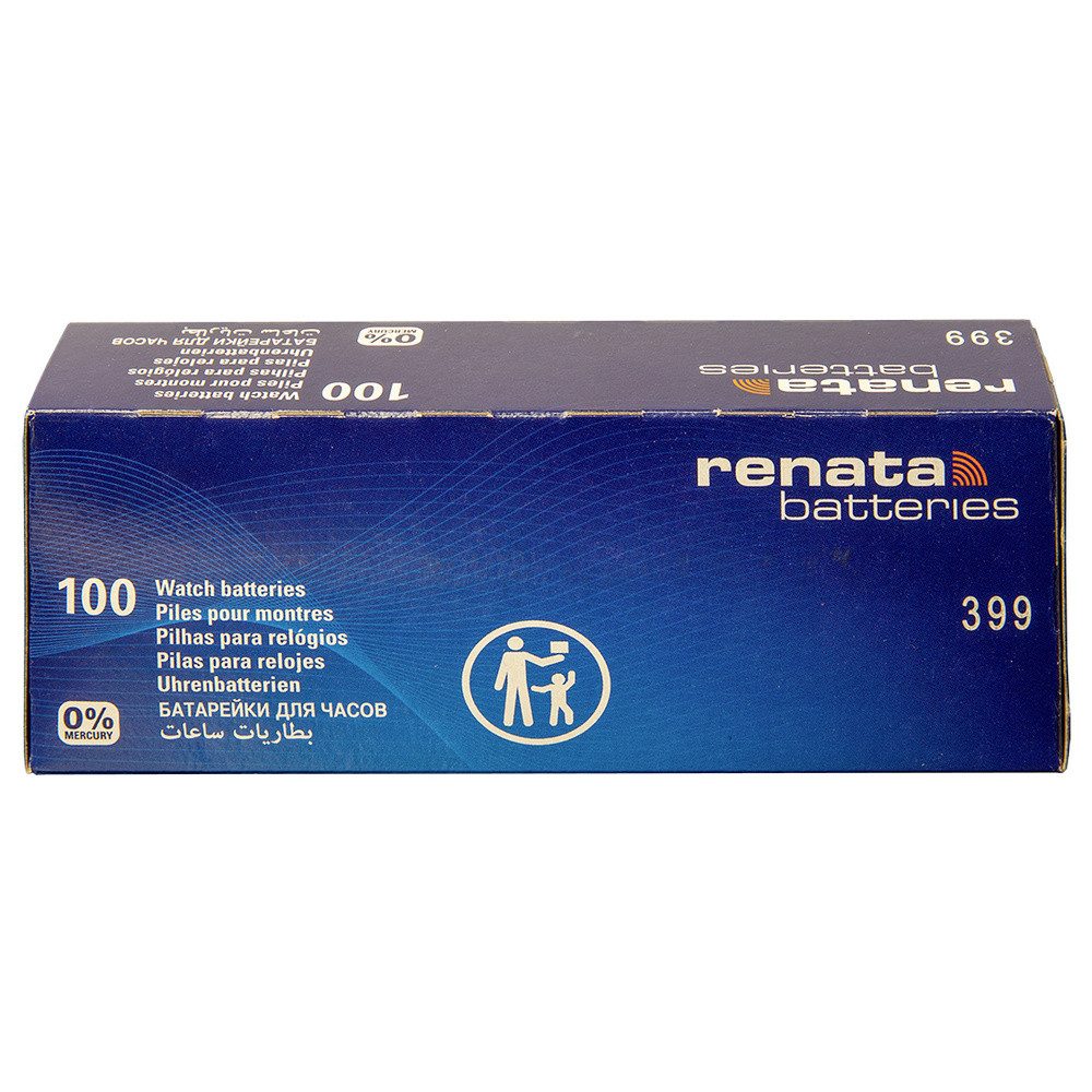 Renata Renata Knopfzelle 399 1.55 V 10 St. 53 mAh Silberoxid 399 MP CE RENATA Knopfzelle