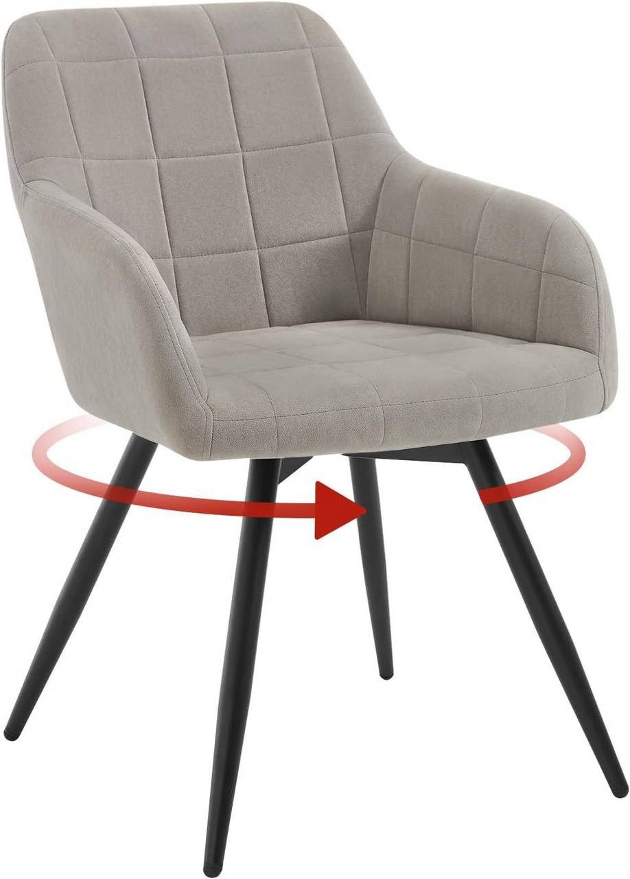 Woltu Esszimmerstuhl (1 St), gepolsterter ergonomischer, mit Metallbeinen günstig online kaufen