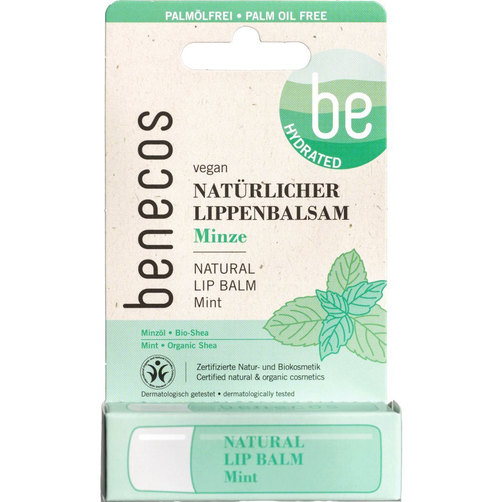 Benecos Gesichtspflege Lip Balm mint, 4.8 g